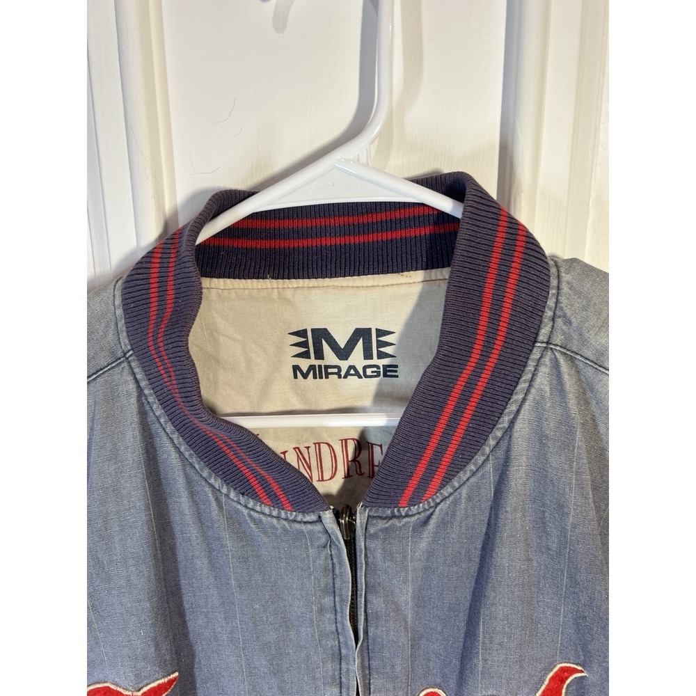 Vintage 90s Mirage Atlanta Braves Cooperstown Reversible Bomber Jacket MLB XL - Picture 5 of 11